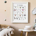18 Posters éducatifs Style Bohème Pour Maternelle : Décoration Colorée, Apprentissage Préscolaire - 11