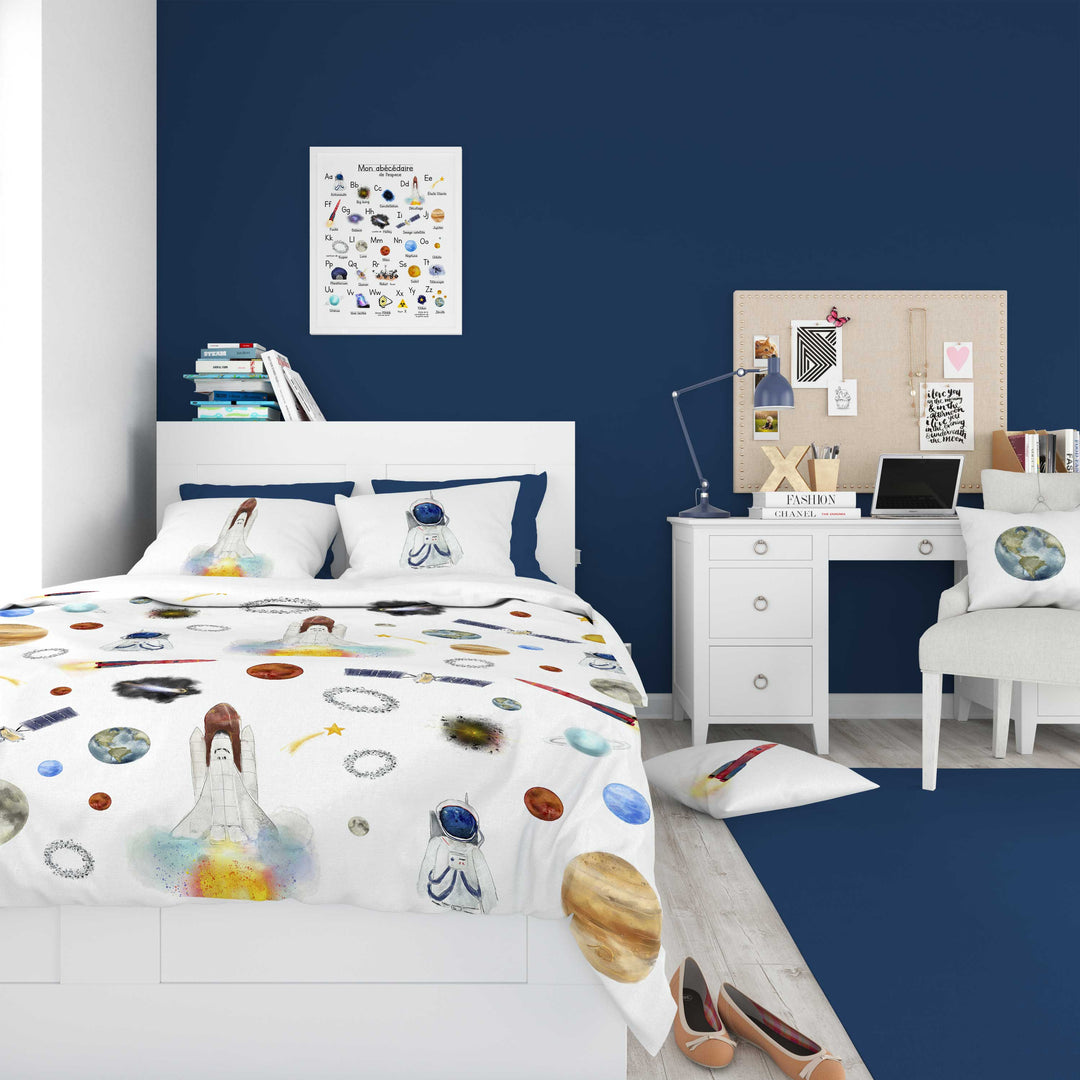 Guide déco: Décore la chambre de votre enfant sur le thème de l'espace