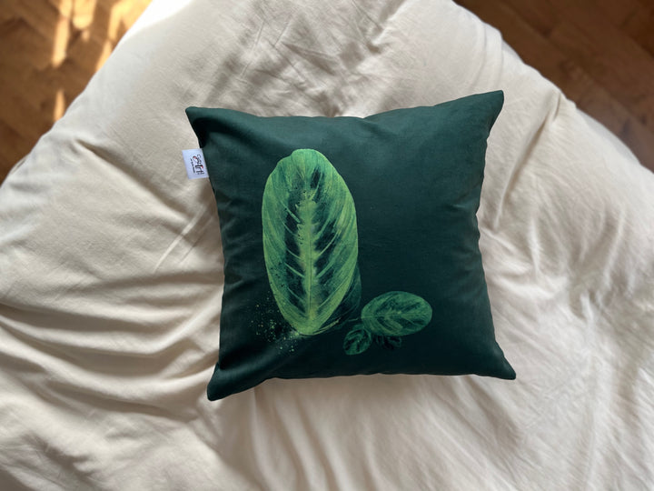 Housse de coussin · Maranta lemon lime