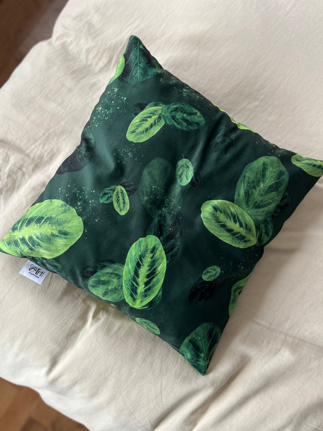Housse de coussin · Maranta lemon lime