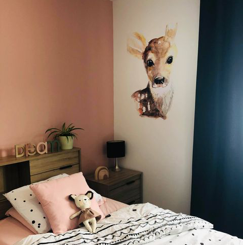 Adhésif mural chevreuil