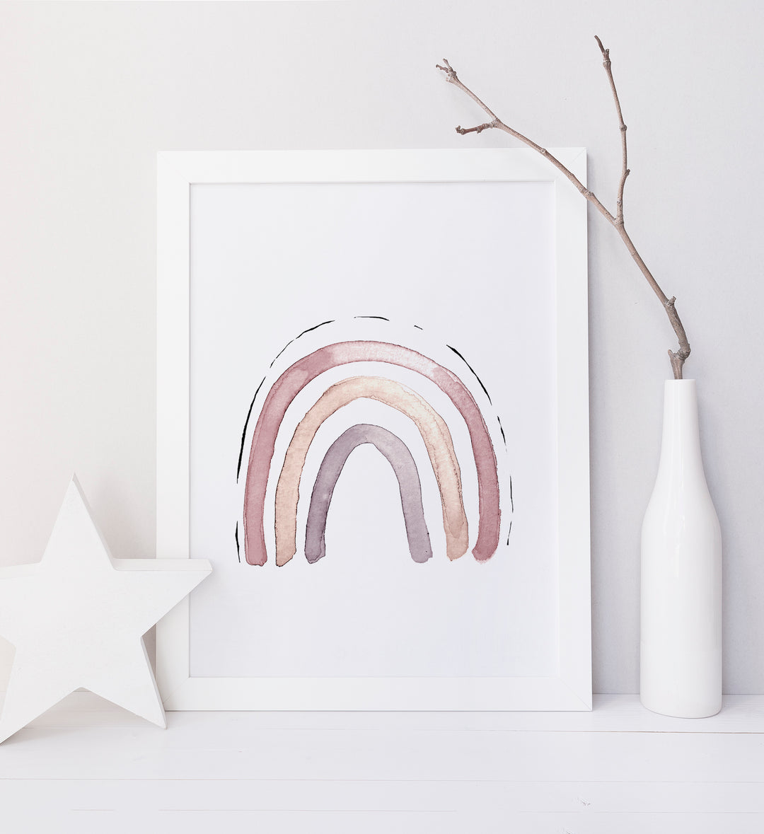 Illustration arc-en-ciel