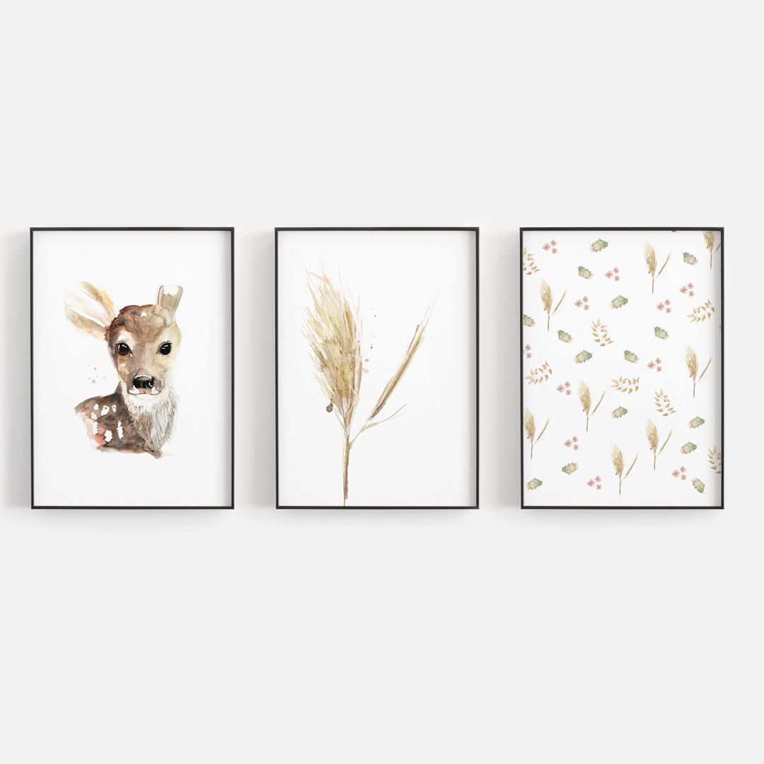 Pampas prints set