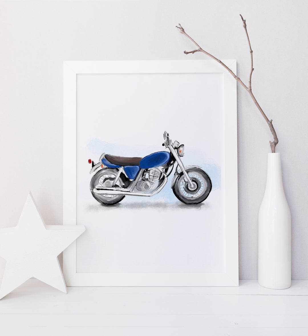 Illustration - Véhicule de transport - Motocyclettes