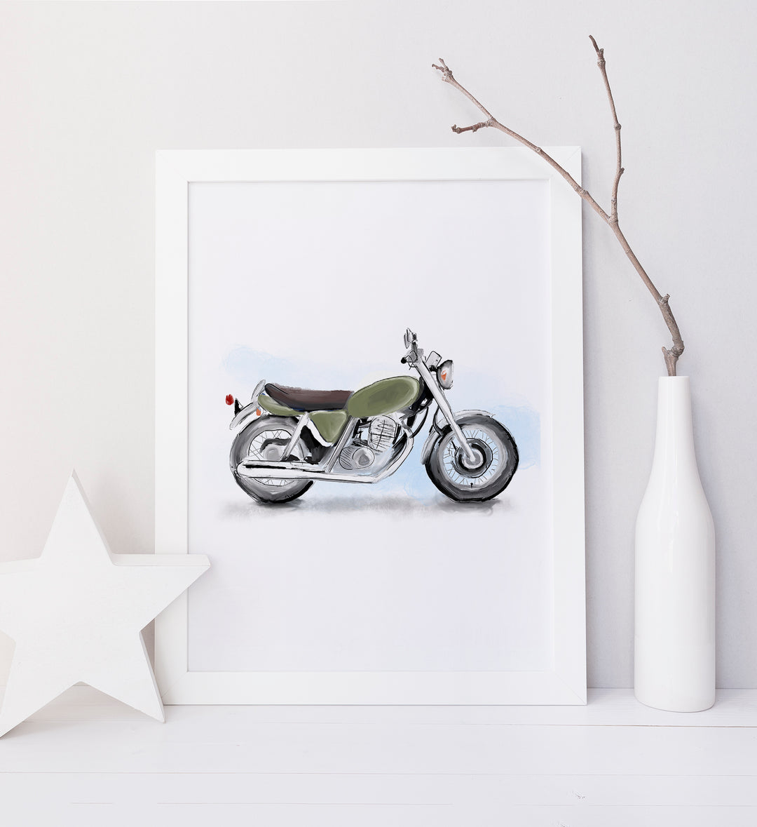 Illustration - Véhicule de transport - Motocyclettes