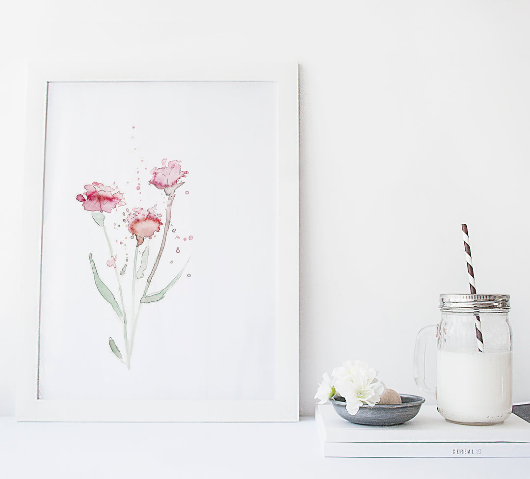 Set of floral illustrations