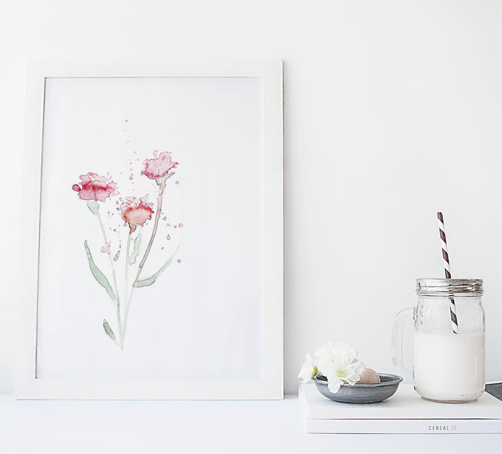 Set of floral illustrations