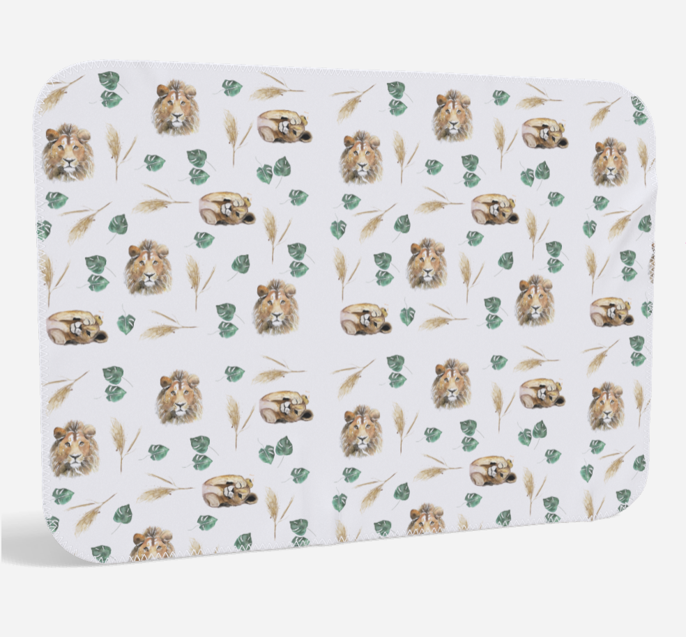 Cover - lions - Minky 