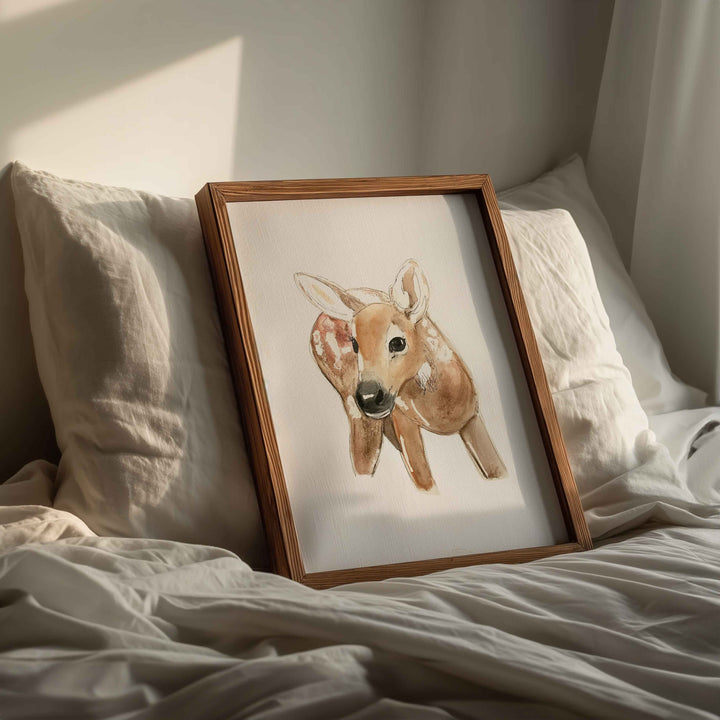 Wall print - Curious little deer