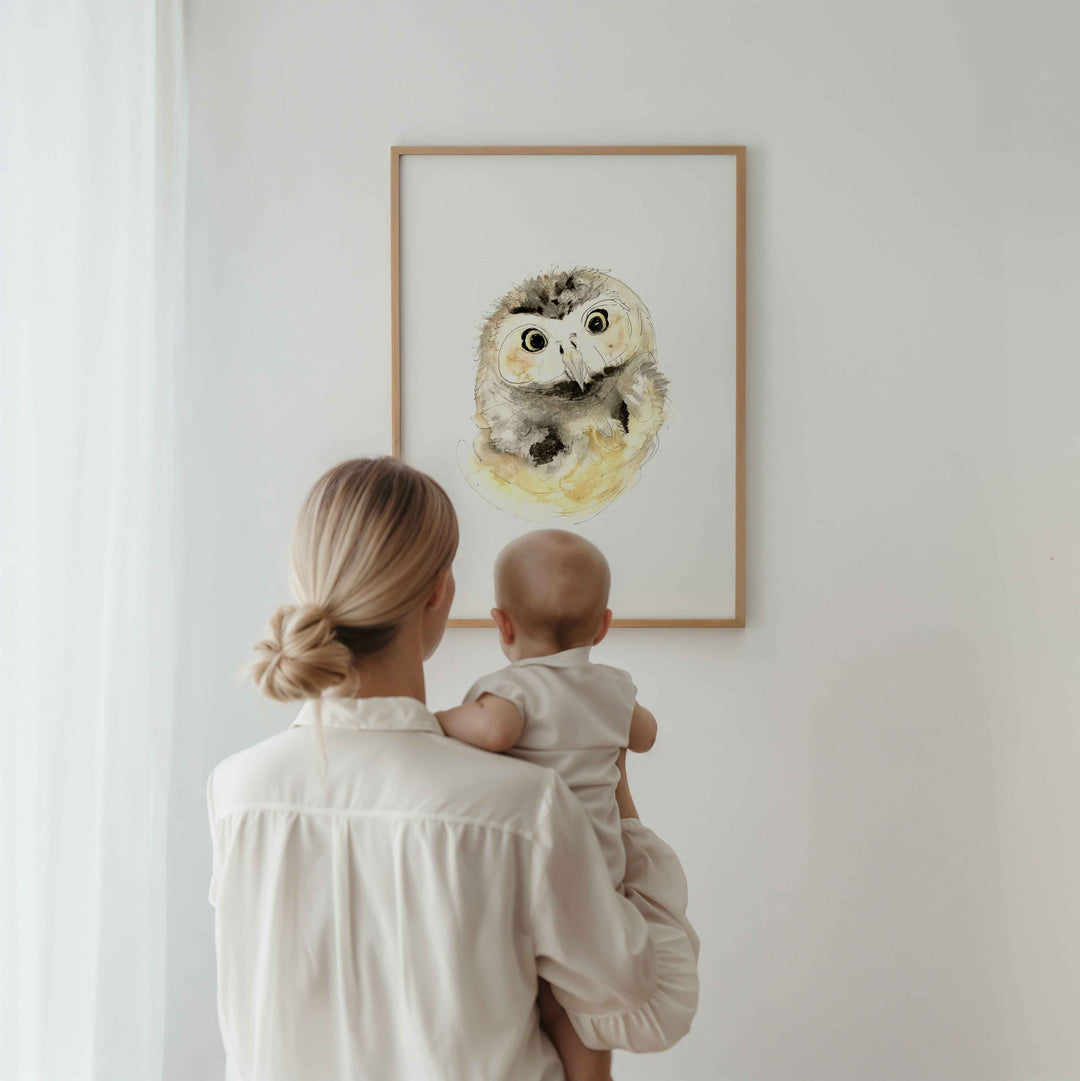 Wall print - the owl