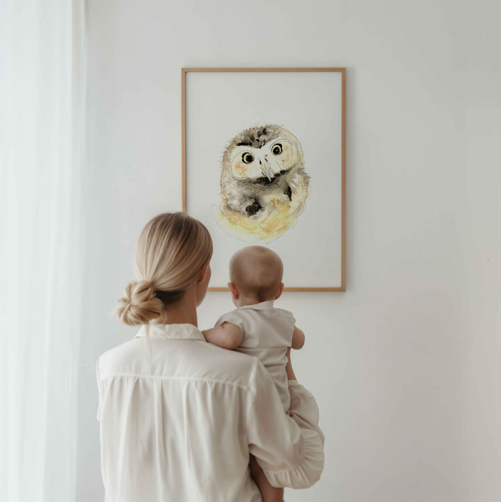 Wall print - the owl