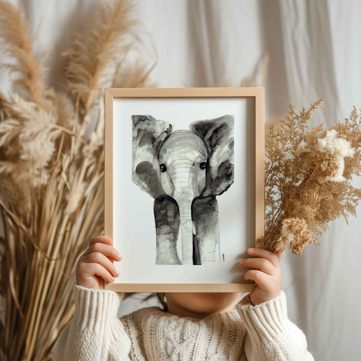 Illustration - Animaux de la savane  - Éléphant