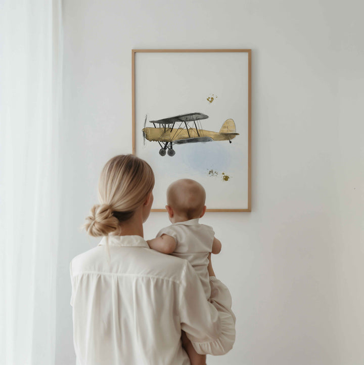 Ensemble affiches avion - Aventure dans les nuages