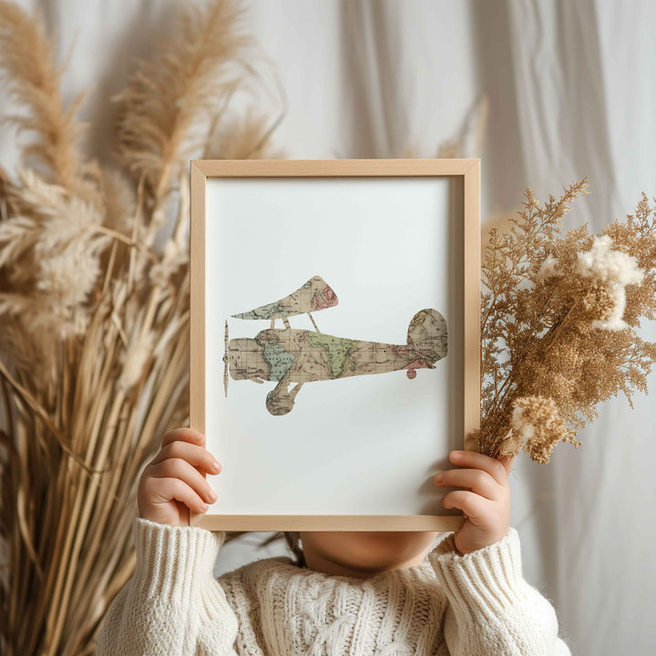 Ensemble d'affiches avion - Explorer le monde ancien