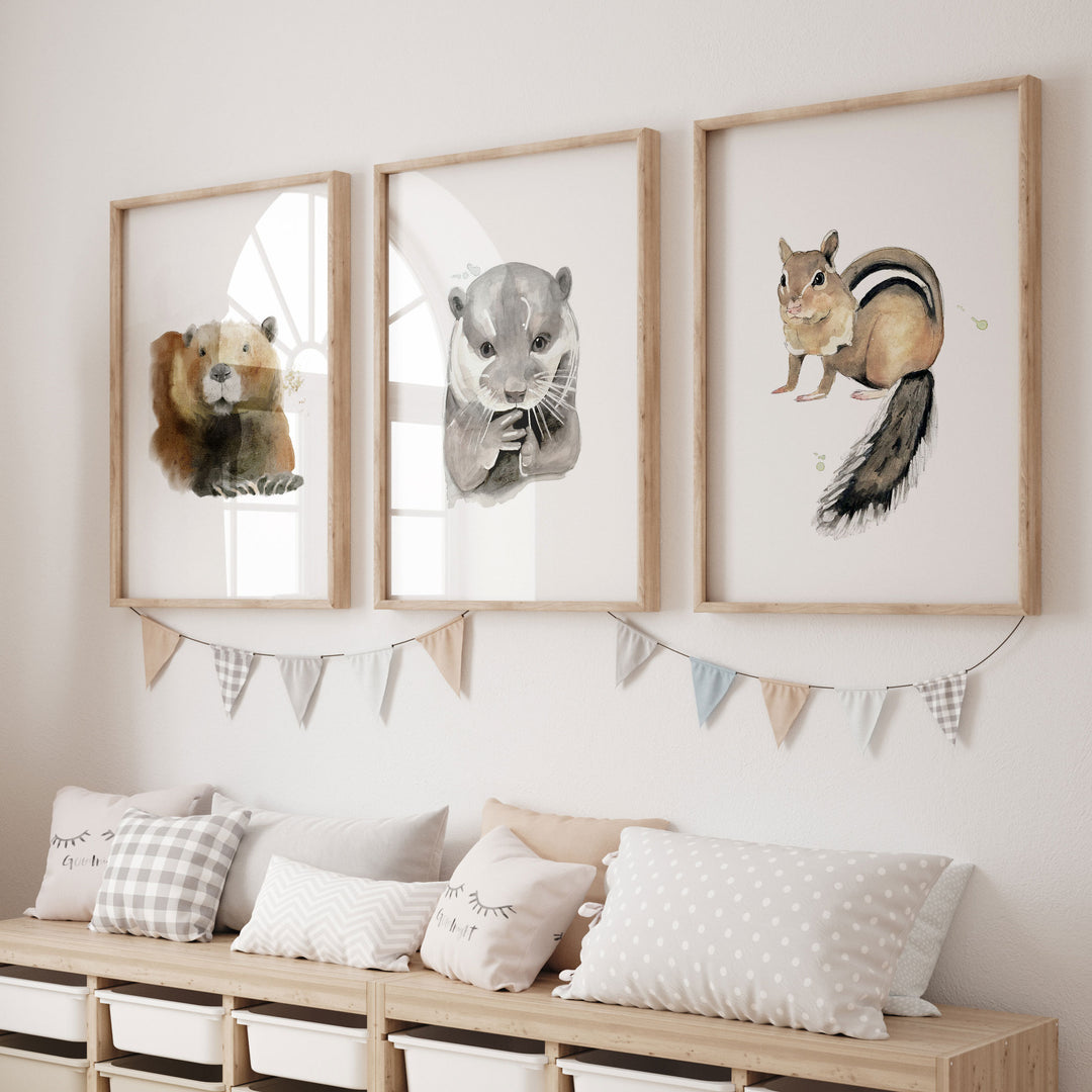 Mountain Bike Prints Trio