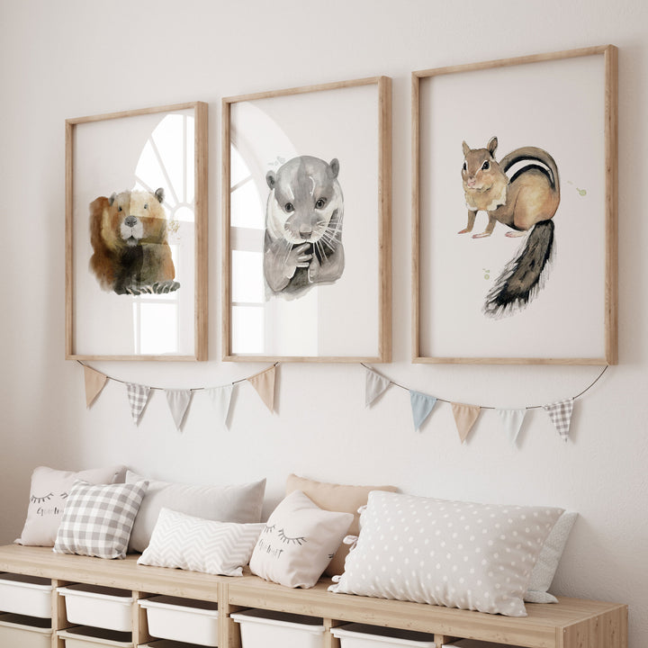 Mountain Bike Prints Trio