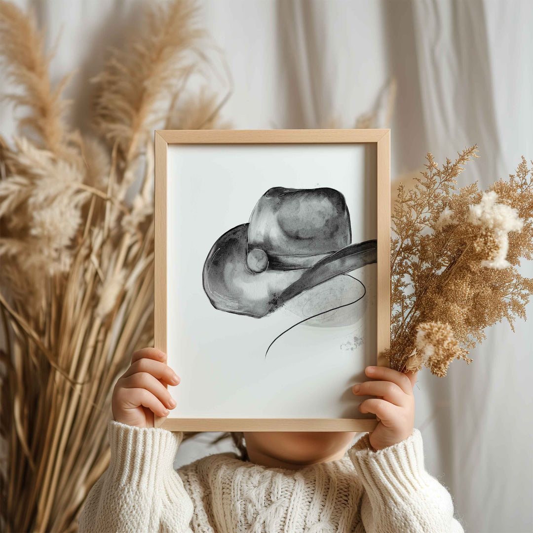 Illustration - On the farm - Cowgirl Cowboy Hat