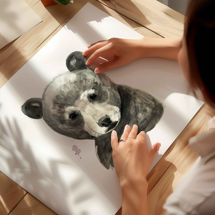 Mural - Black Bear Cub