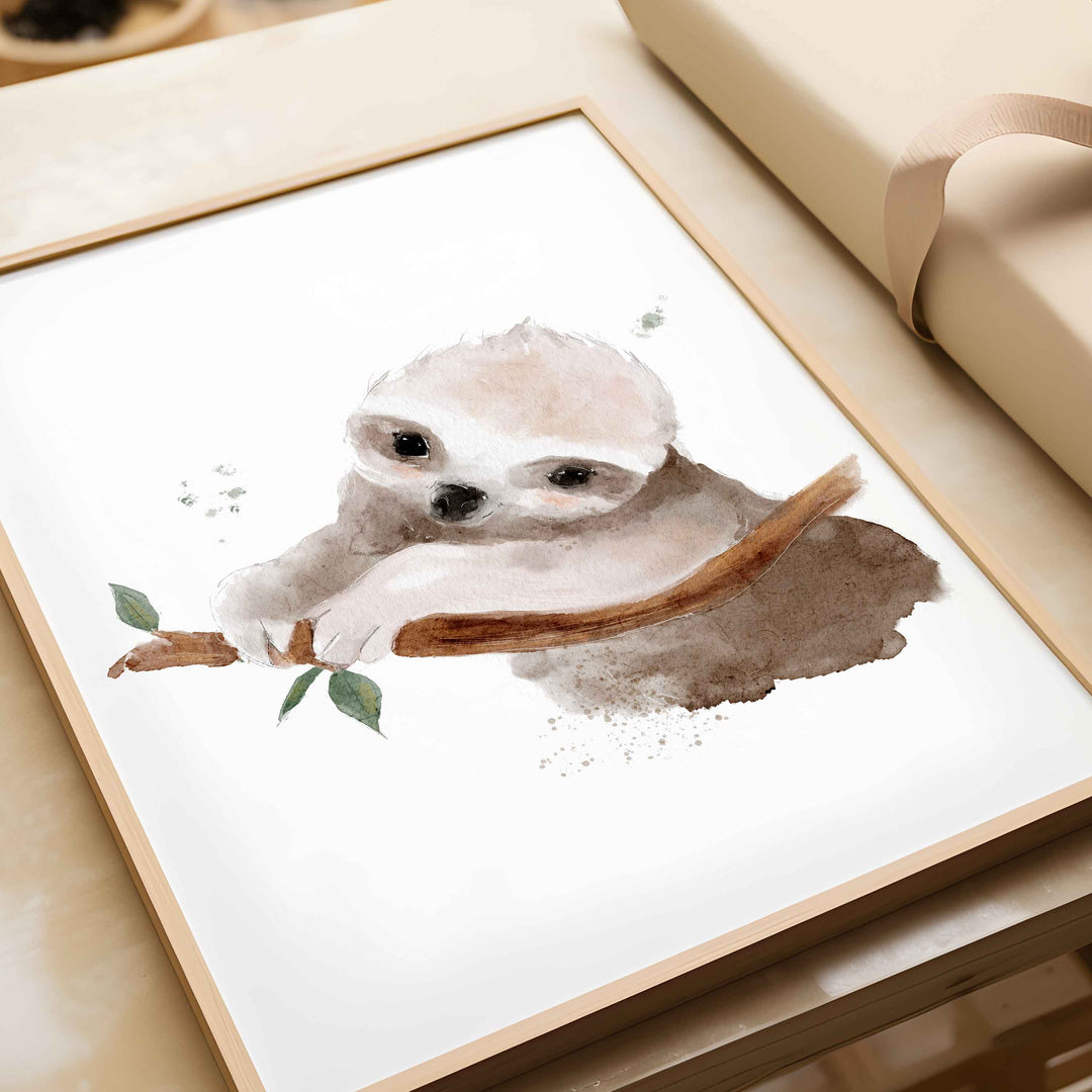 Wall print - The Baby Sloth