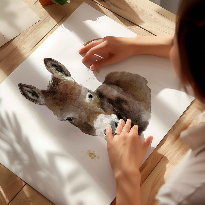 Illustration - Farm Animals - Donkey