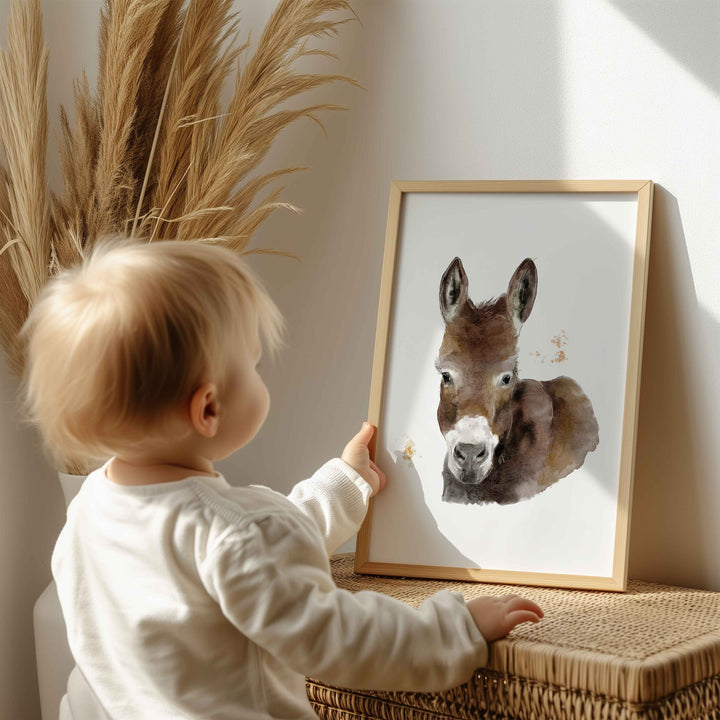 Illustration - Farm Animals - Donkey