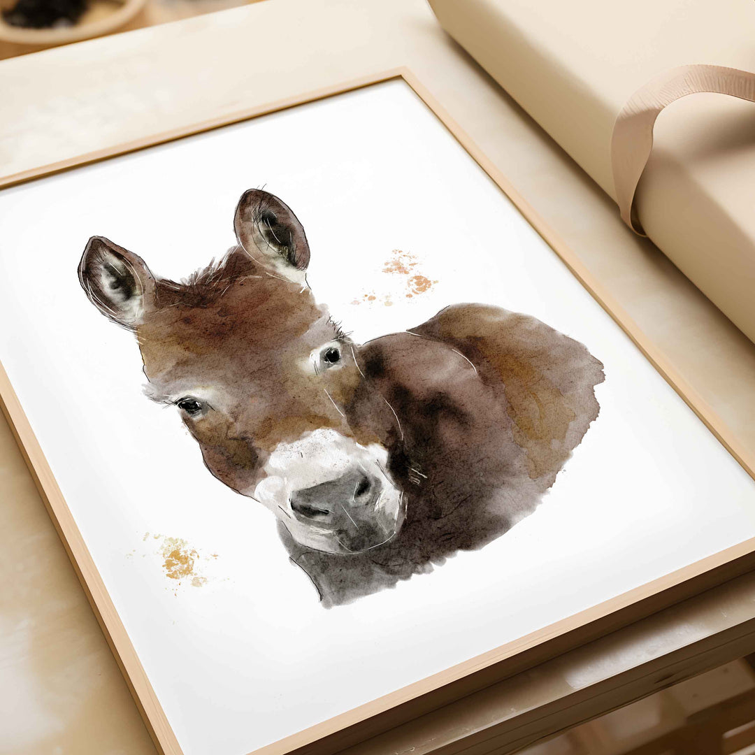 Illustration - Farm Animals - Donkey