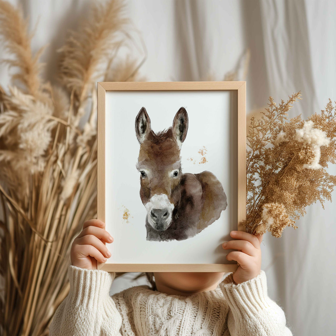 Illustration - Farm Animals - Donkey