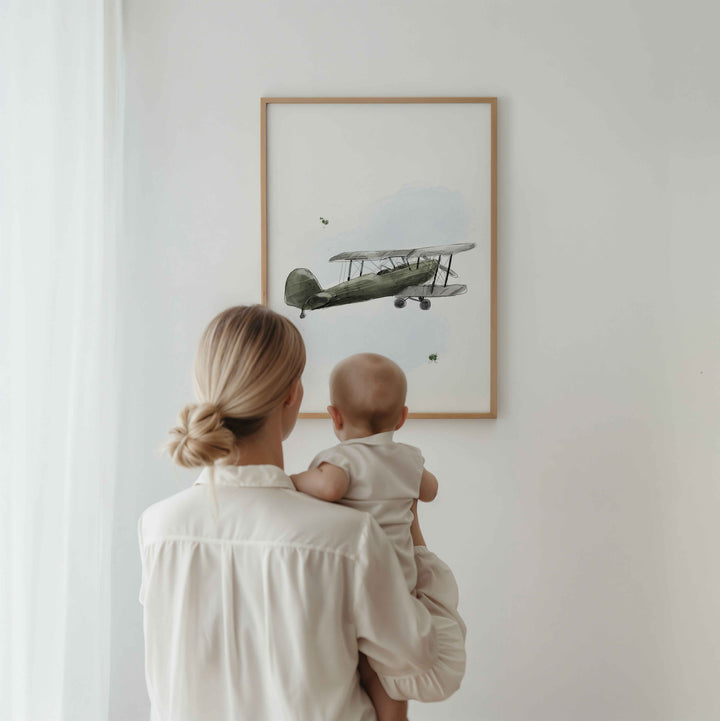 Ensemble affiches avion - Aventure dans les nuages