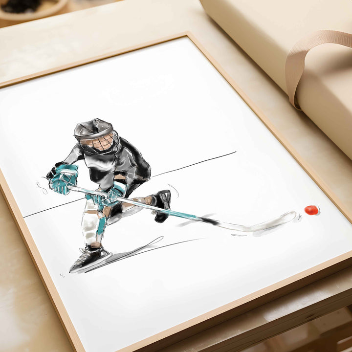 Illustration - Dek Hockey