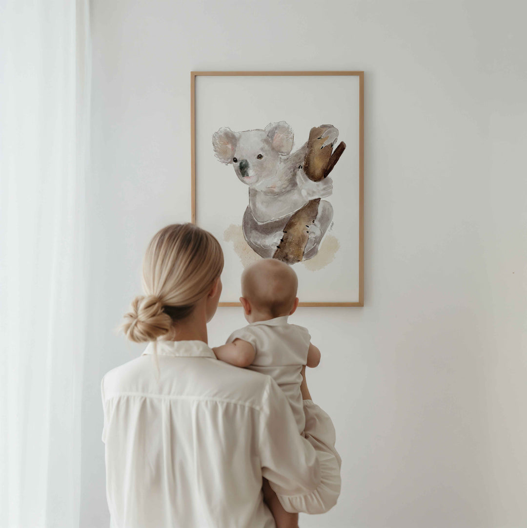 Wall art - Curious Koala