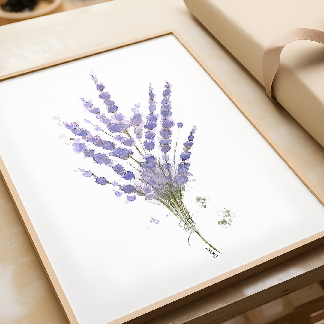 Illustration - Bouquet de lavande