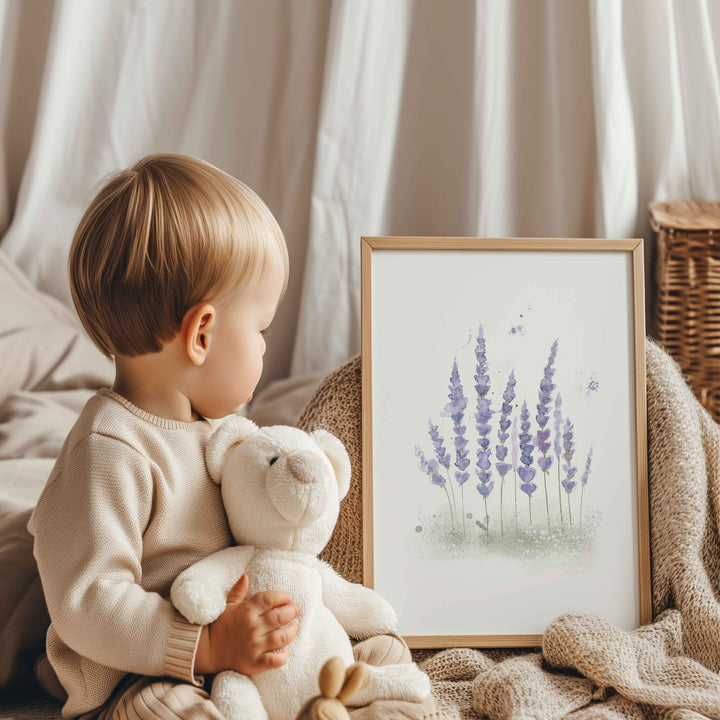 Lavender field print