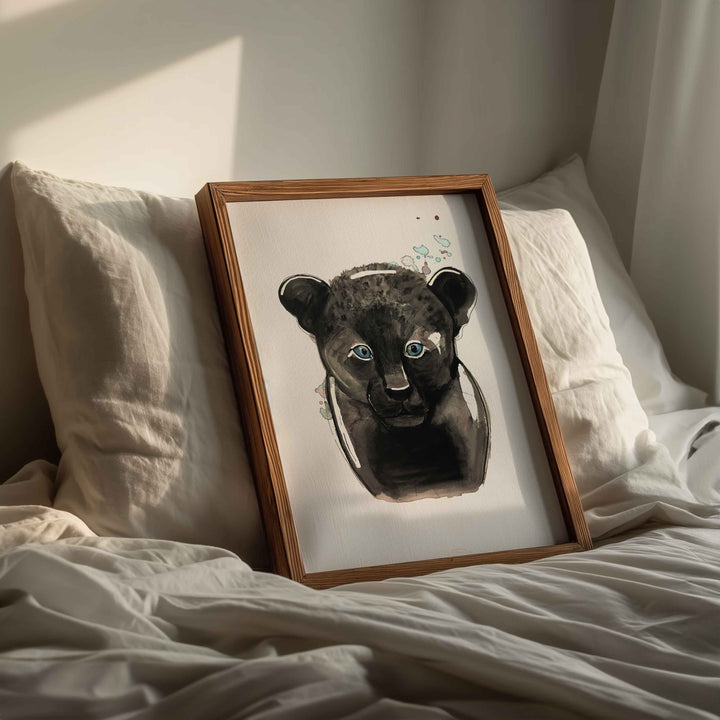 Illustration - Jungle Animals - Black Leopard