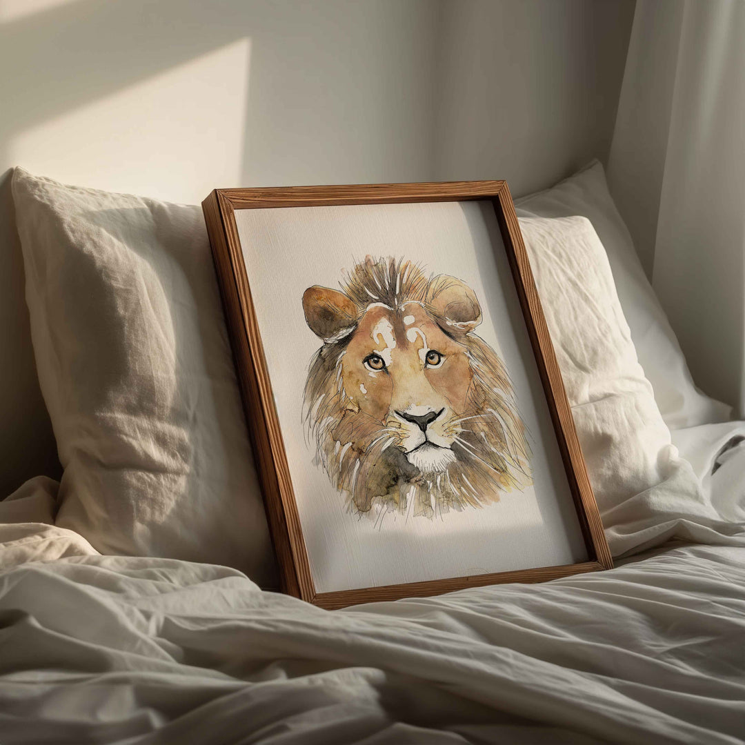Illustration - Savanna Animals - Lion