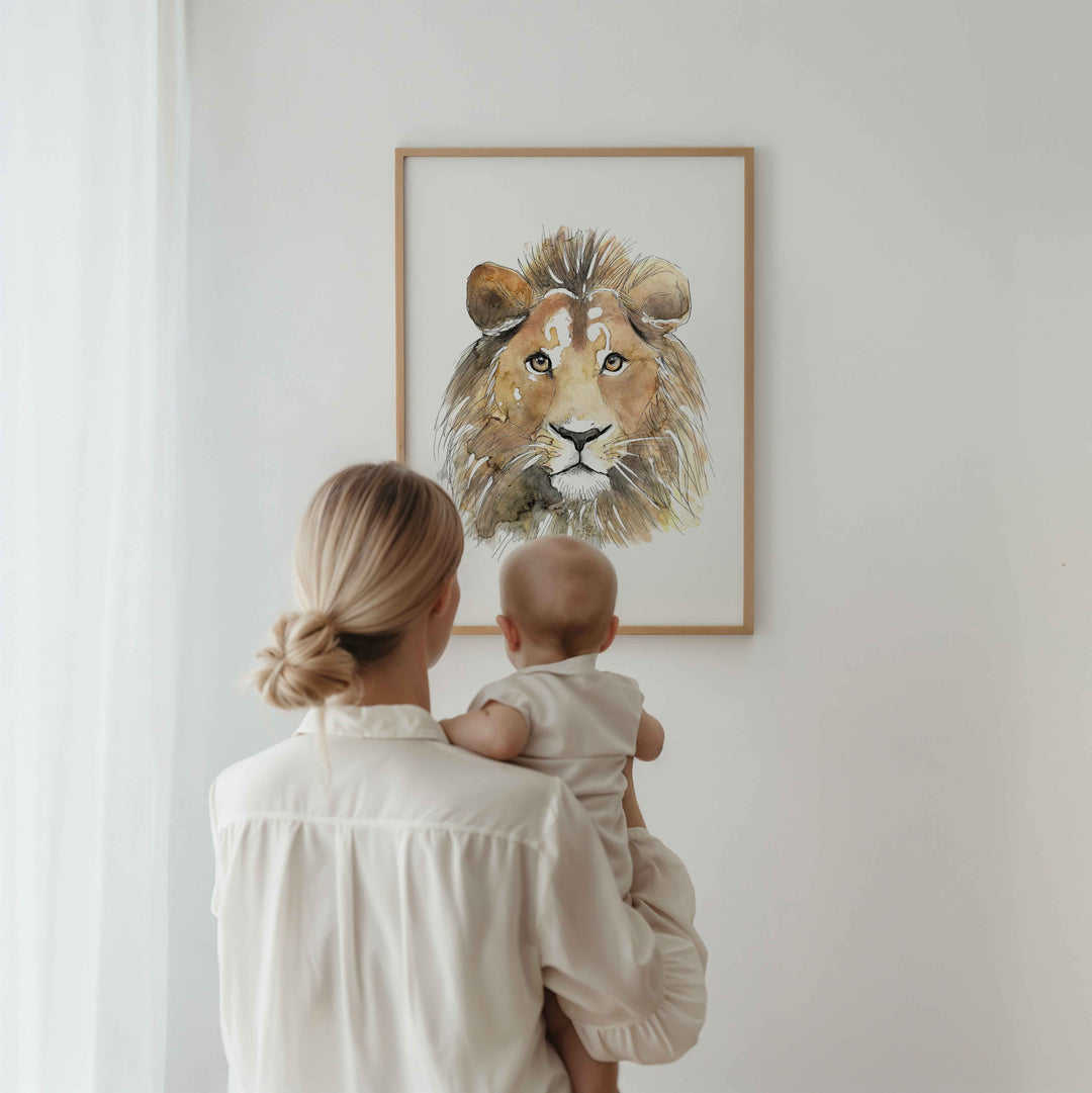 Illustration - Savanna Animals - Lion