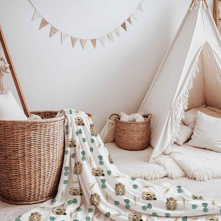 Cover - lions - Minky 