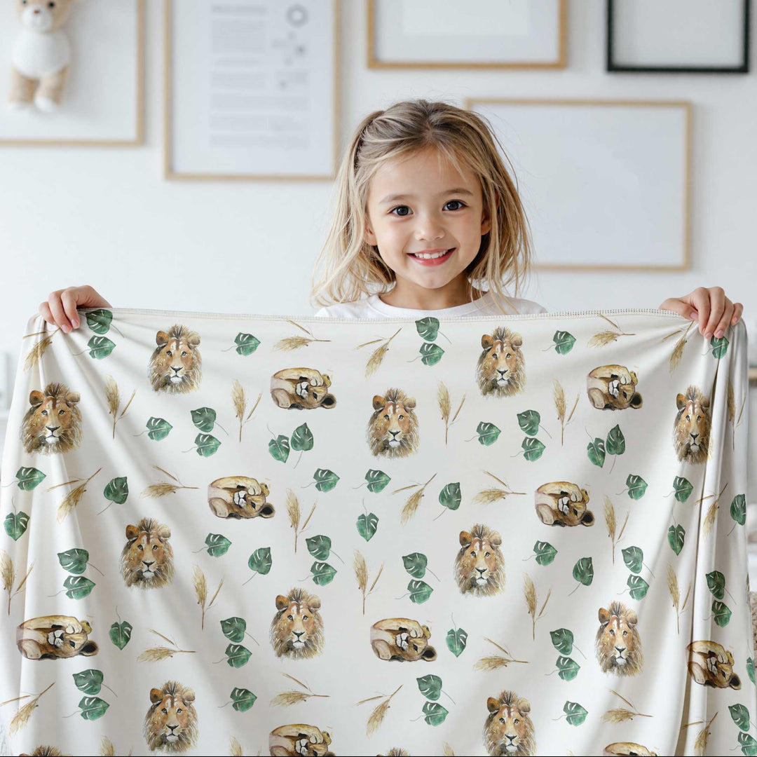 Cover - lions - Minky 