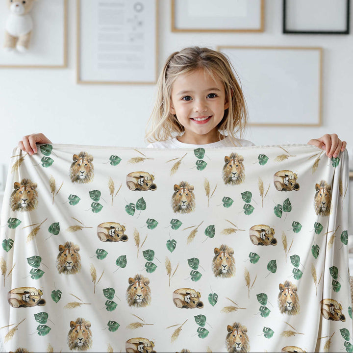 Cover - lions - Minky 