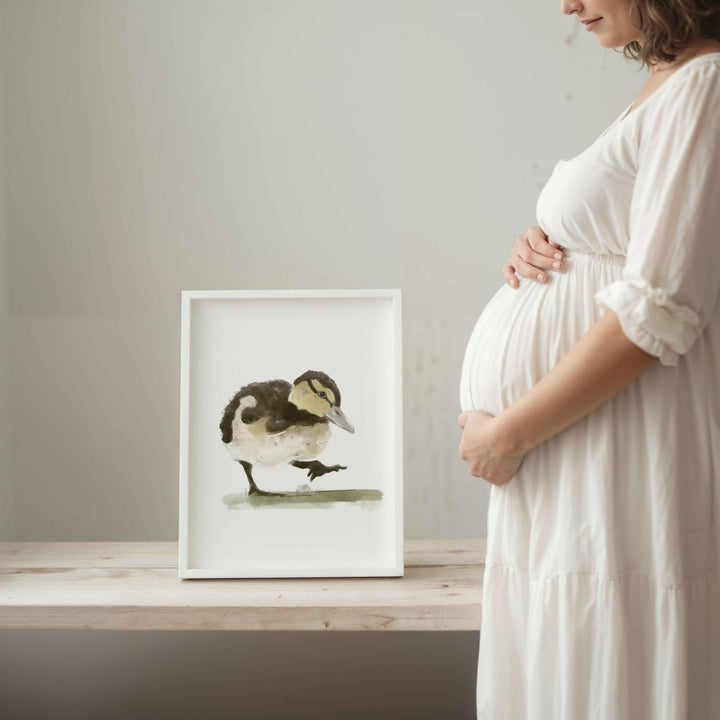 Illustration - Farm animals - baby duck