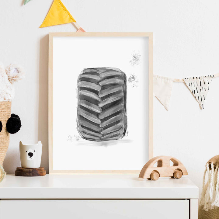 Giant Monster Truck Tire