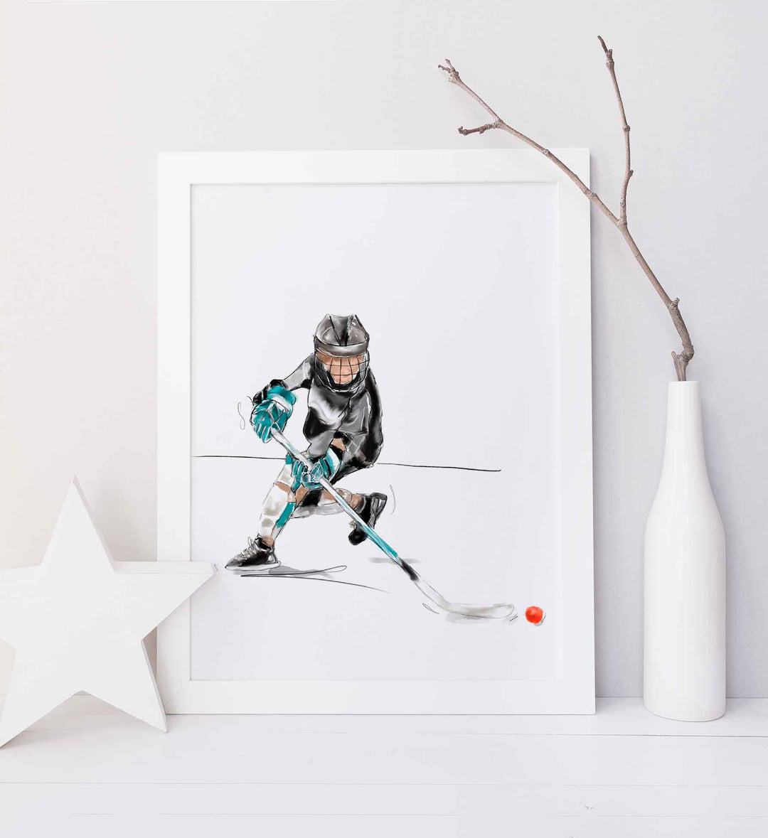 Illustration - Dek Hockey