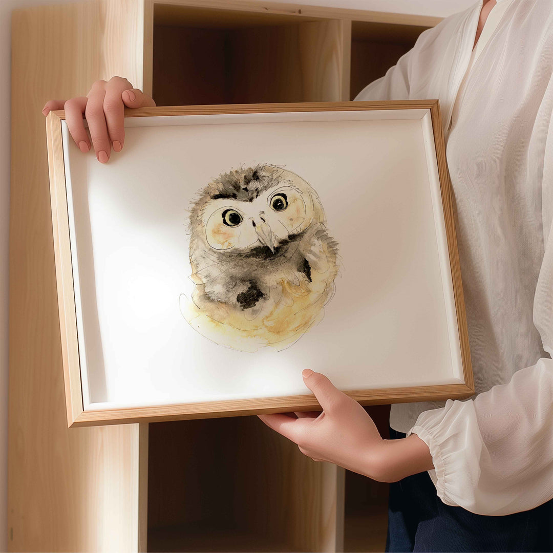 Wall print - the owl