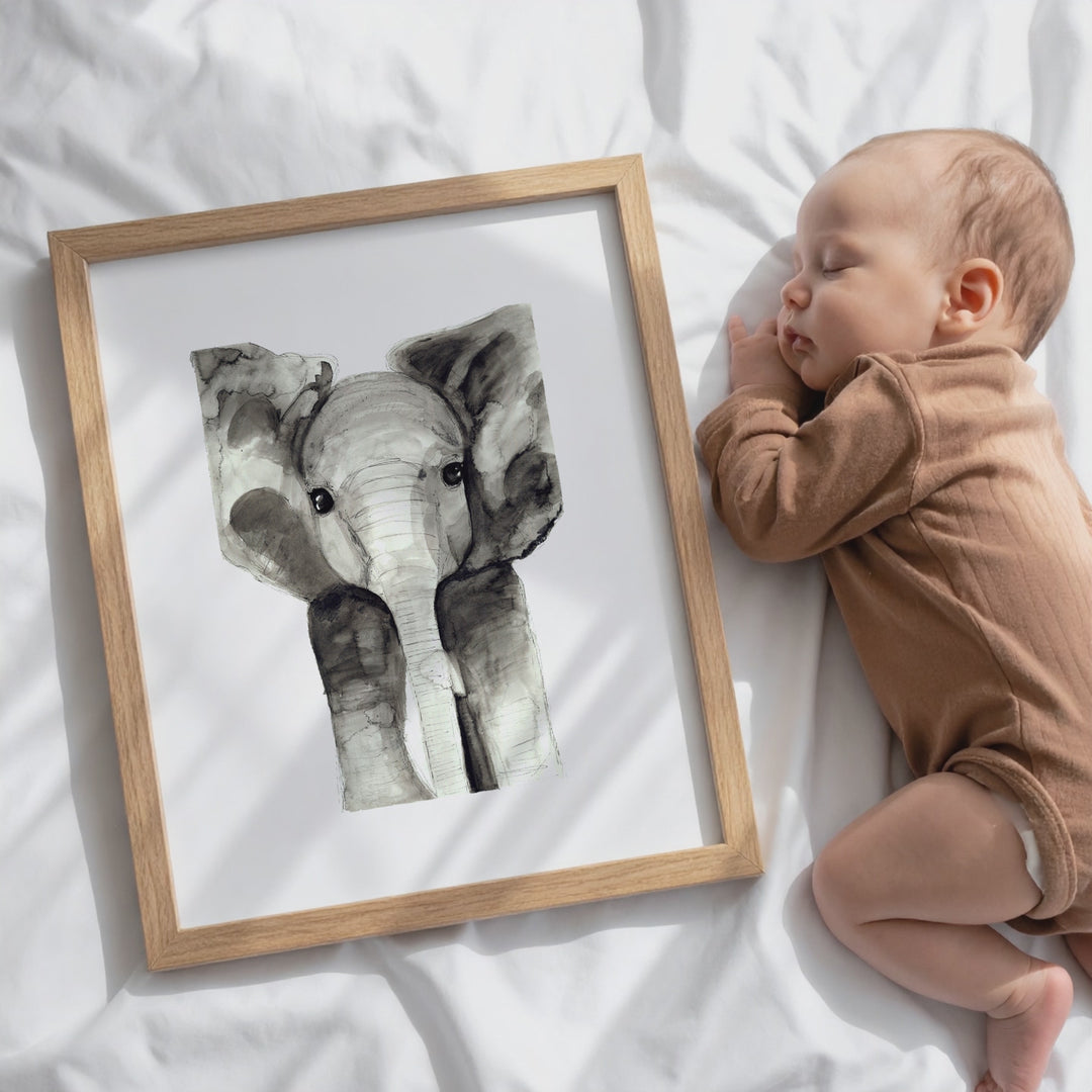 Illustration - Animaux de la savane  - Éléphant