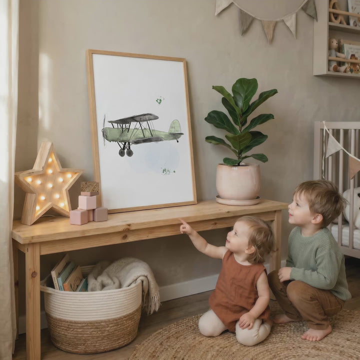 Ensemble affiches avion - Aventure dans les nuages