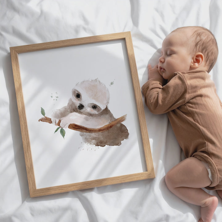 Wall print - The Baby Sloth