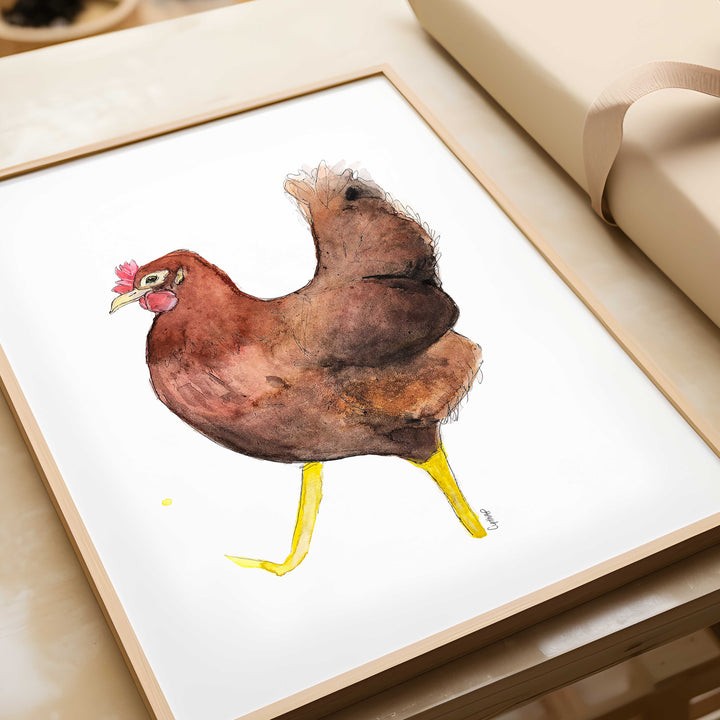Wall poster - Little Red Hen