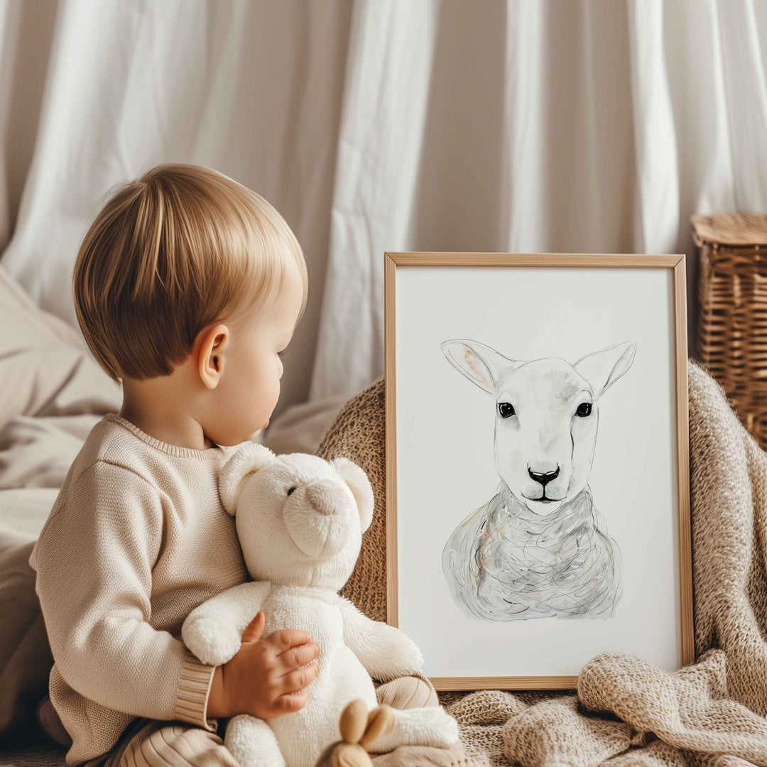 Illustration - Farm Animals - Sheep