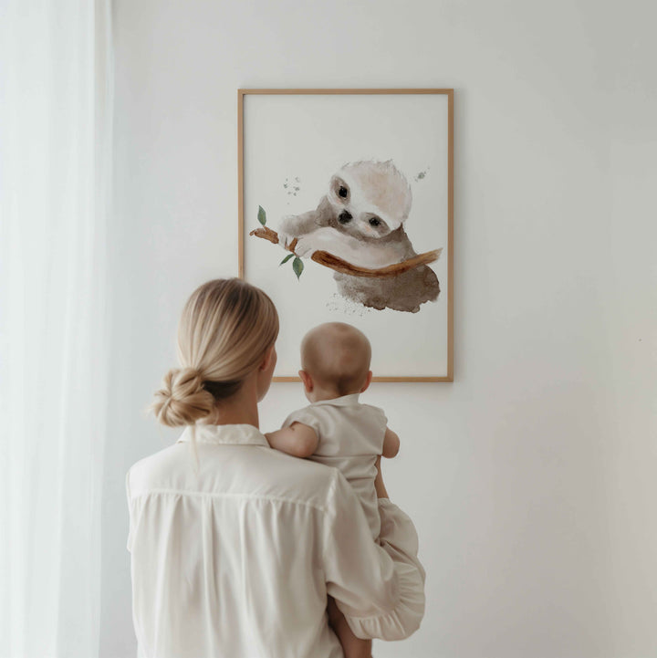 Wall print - The Baby Sloth
