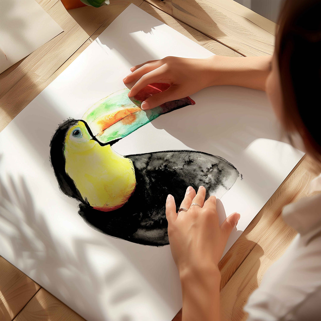 Illustration - Oiseaux - Toucan