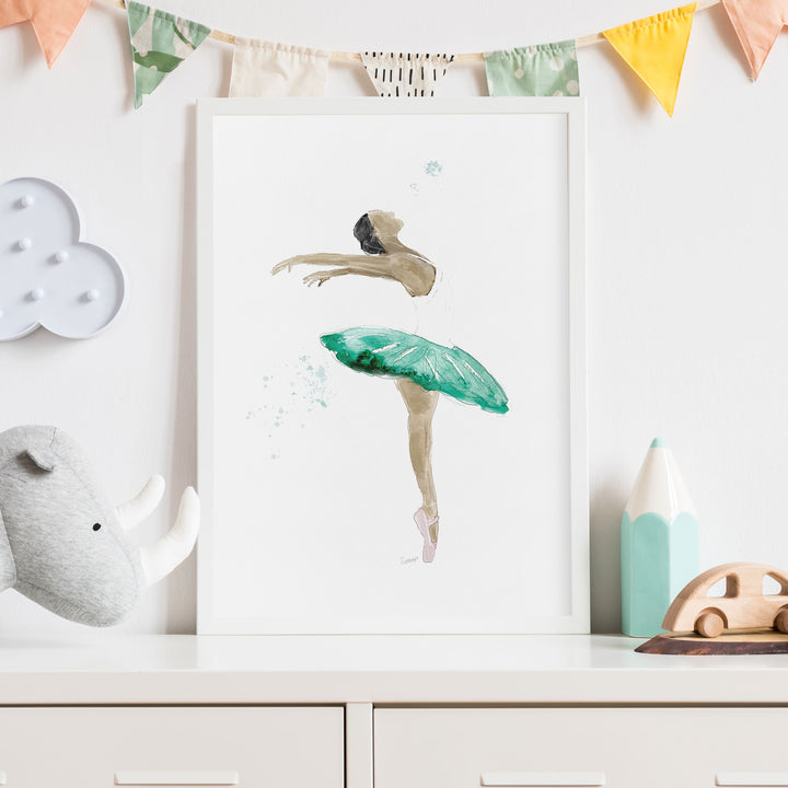 Set of illustrations - Ballerinas